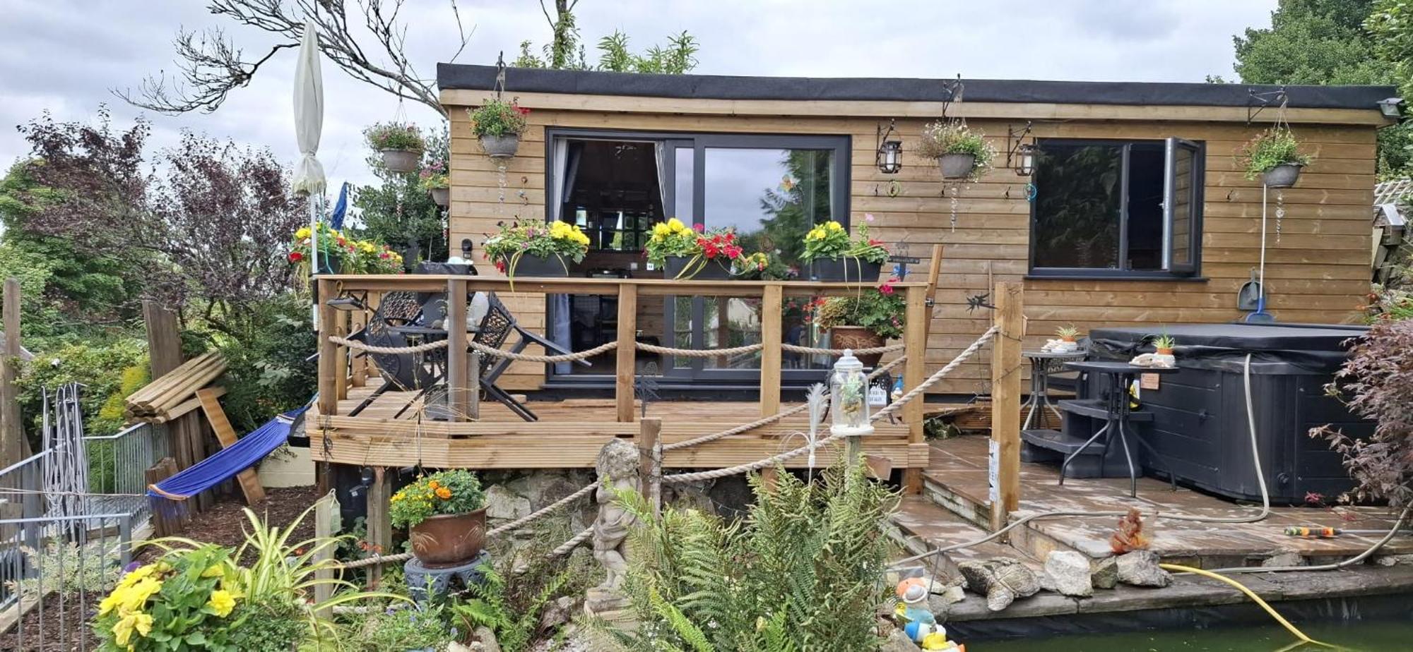 Cosy Cornish Cabin St Austell Exterior photo